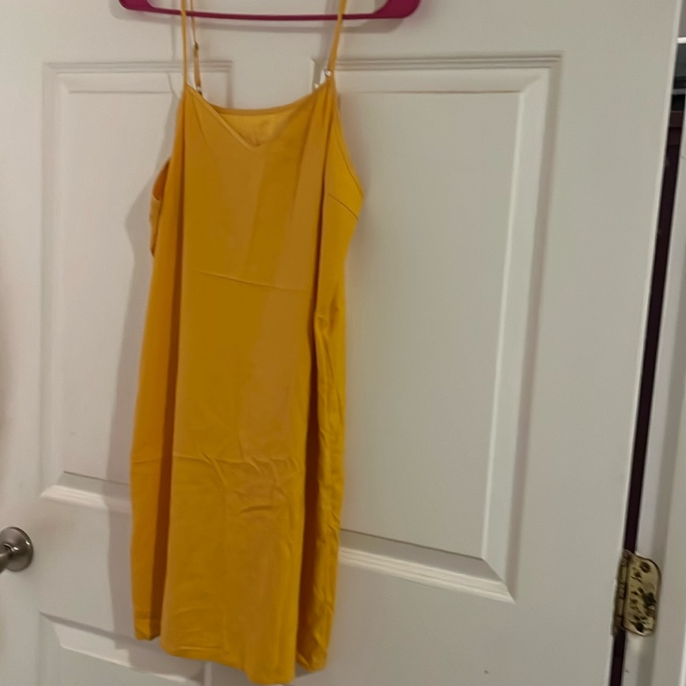 No brand name, no size, color orange, gently used